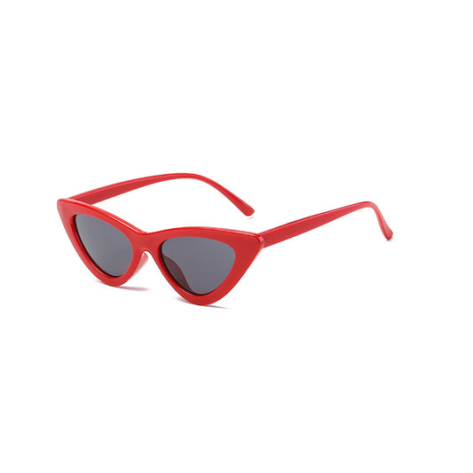 Cat Eye Sunglasses Women Metal Hinges Plastic Frame Sun Glasses UV400