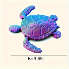 3D Printed Flexible Turtle Laser Octopus Colorful Animals Articulated Figures
