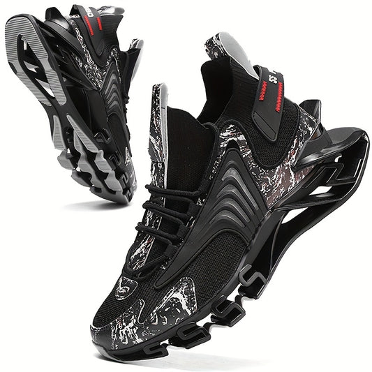 Women's Blade Running Shoes Lace Up Shock Absorption Breathable Sneakers