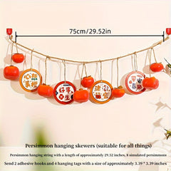 Persimmon String Decoration Door Hanging Ornaments Chinese Year Decoration