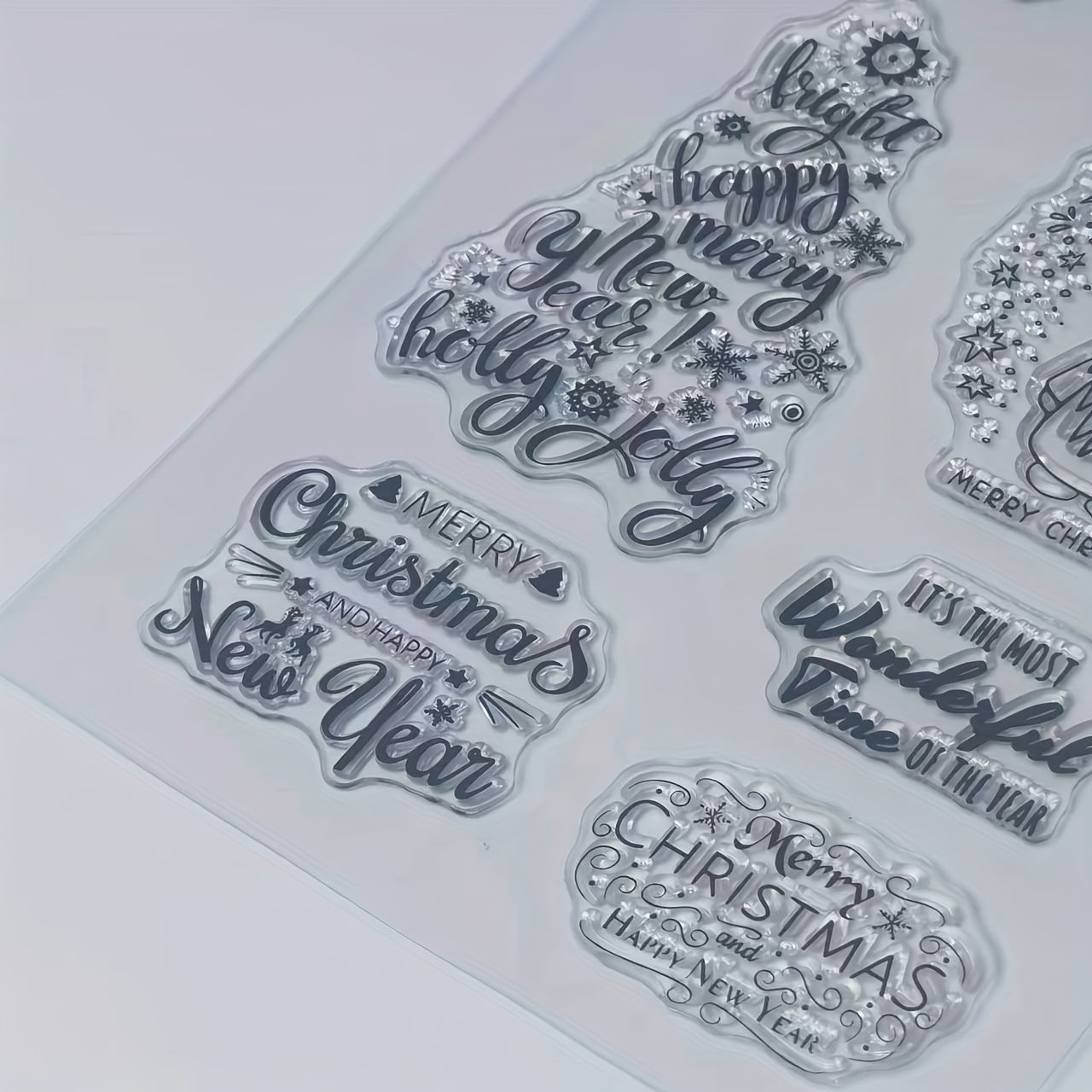 Christmas Series Transparent Stamp for DIY Scrapbooking