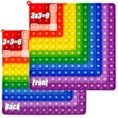 Legendstar Multiplication and Addition Math Board Game 12x12 Silicone Fidget Toy
