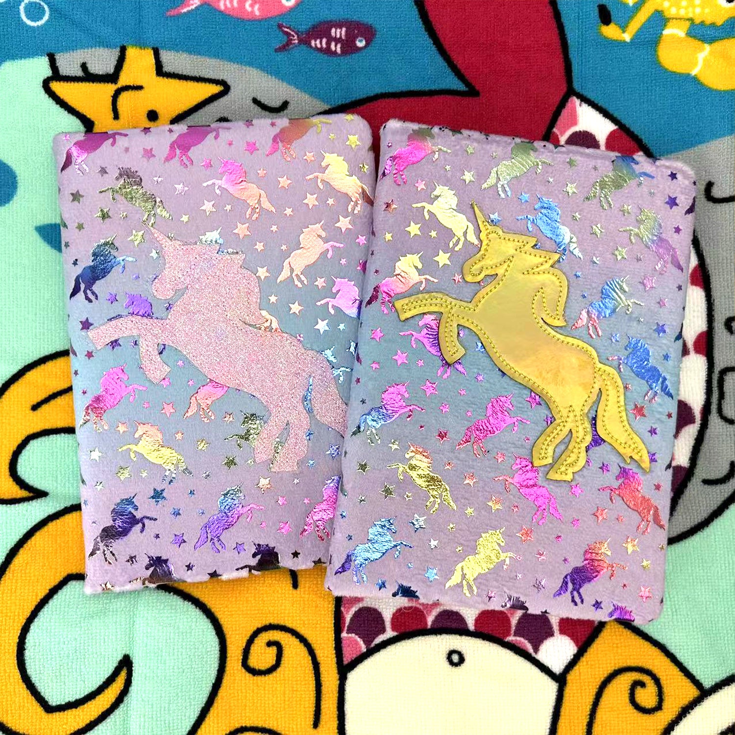 Unicorn Plush Diary Blank Journal Glitter Cover School Creative Expression