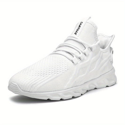 Men's Knitted Breathable Lightweight Running Shoes