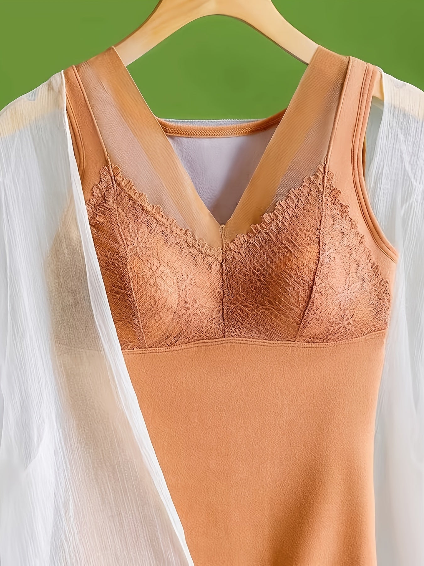 Lace Thermal Sleeveless Tank Top Women's Lingerie