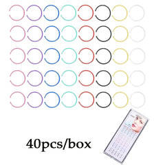 Stainless Steel Zicron Studded Nose Stud Nose Ring 24 40 60 Sets