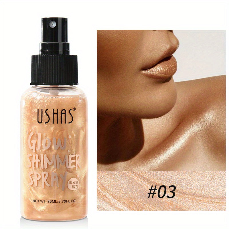 Glitter Spray for Skin, Hair & Body Quick Dry Waterproof