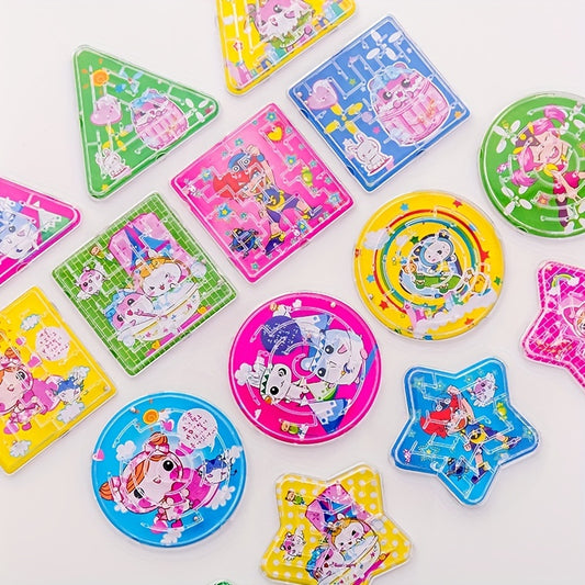 25pcs Random Cartoon Maze Toys Children Educational Toys