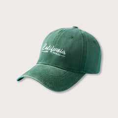 'California' Distressed Baseball Cap