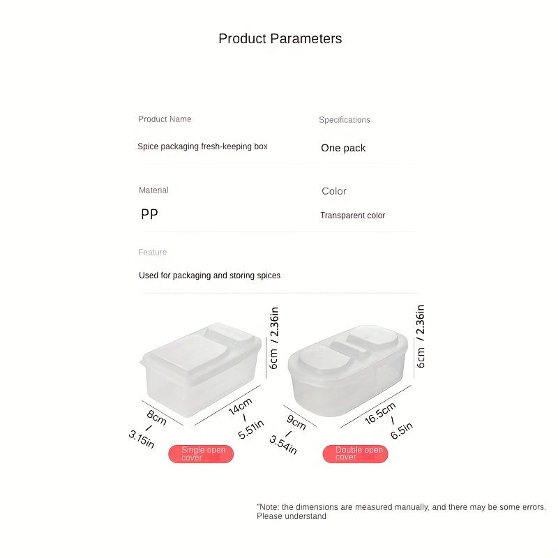 Refrigerator Storage Box Multiple Compartments