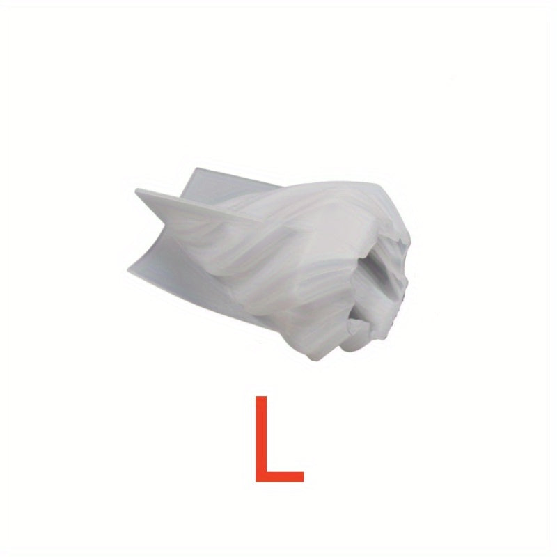 Resin Cone Candle Silicone Casting Mold Ornaments Plaster Spiral Mold