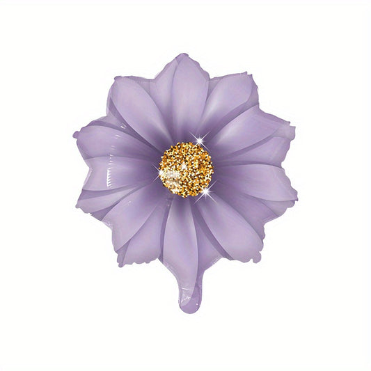 50pcs Flower Aluminum Balloons for Birthdays and Photos