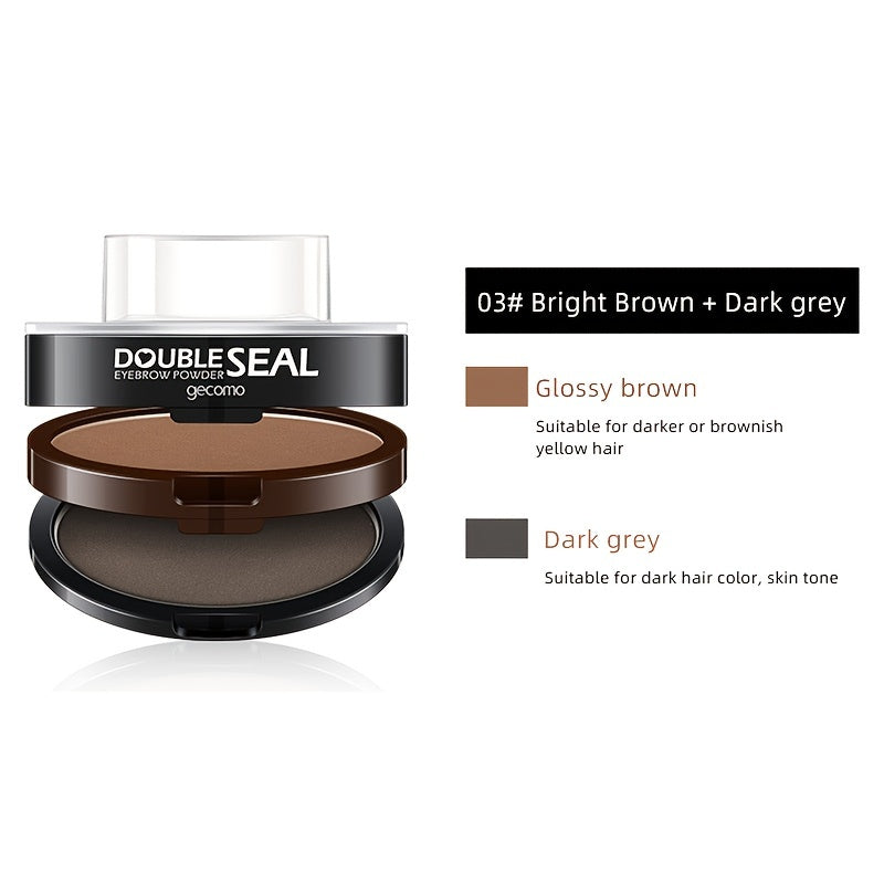 Lazy Stamp Eyebrow Powder Long-lasting Waterproof Colorfast Natural Smudge Proof