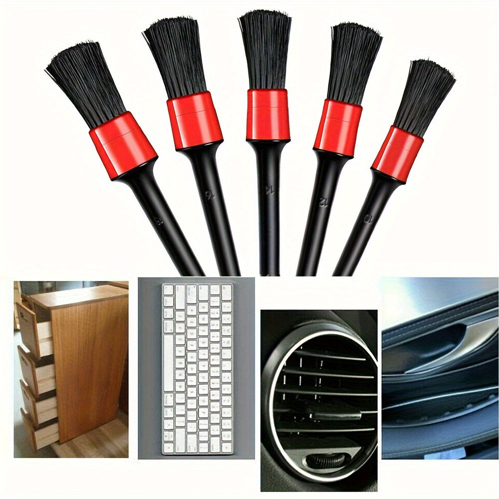 Detailing Brush Set Car Cleaning Brushes Dashboard Air Outlet Wheel Brush