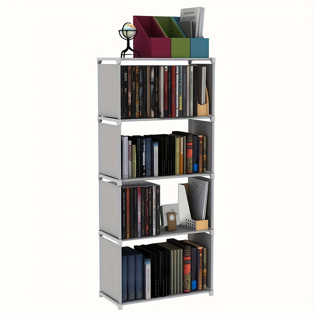 5 Tier Bookshelf Tall Bookcase Shelf Storage Organizer Modern Book Shelf