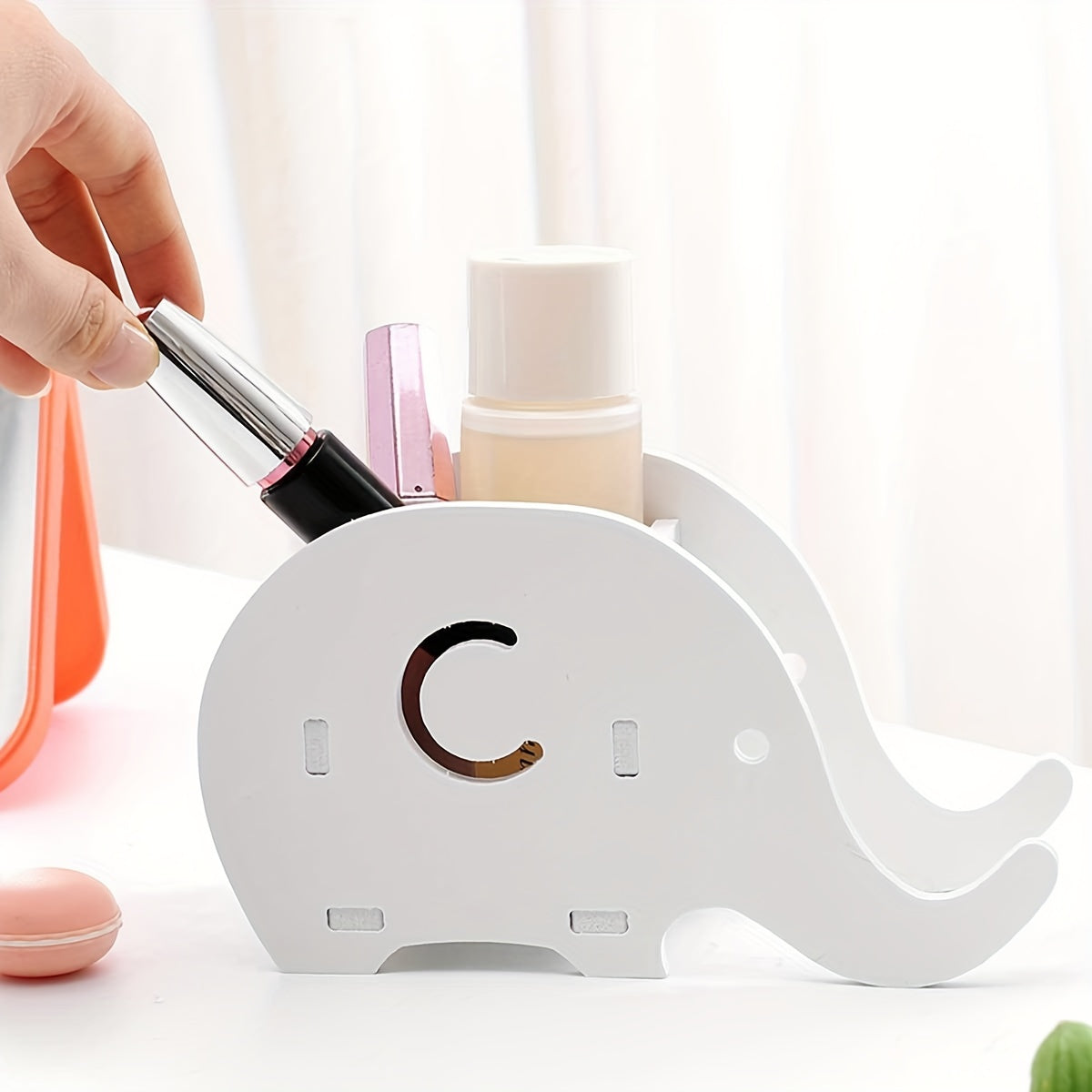 Creative Elephant Whale Desktop Office Stationery Pen Holder