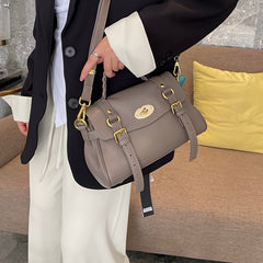 Retro Women's Leather Cowhide Casual Handbag
