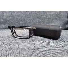 SOOLALA Light Blocking Reading Glasses with Hard Case