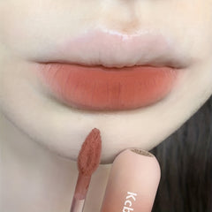 Nude Matte Lipstick Soft Velvet Lip Glaze Long-Lasting Lipstick