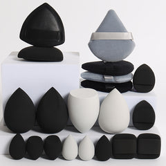 20-Piece Makeup Tool Set: Air Cushion Puffs & Finger Puffs