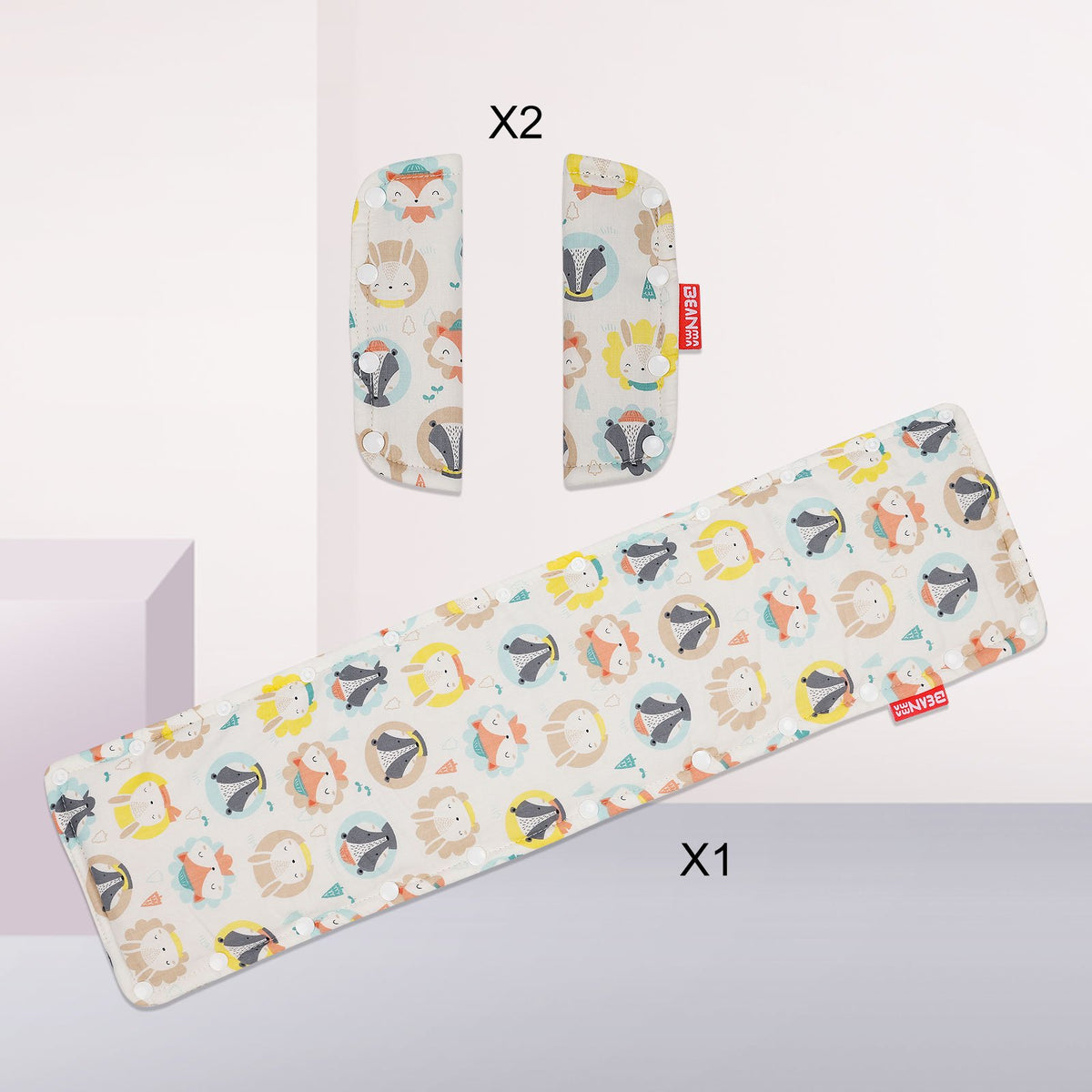 Stroller Armrest & Shoulder Pad Safety Set