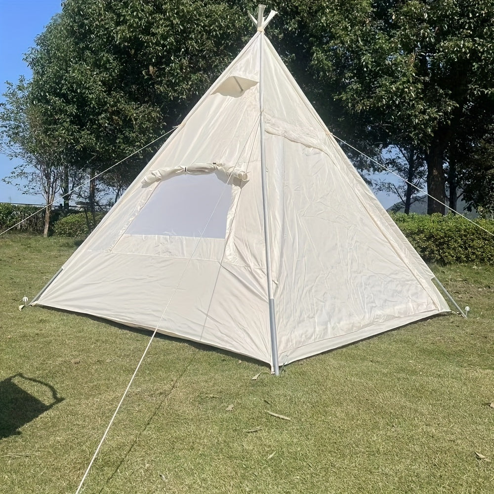 Waterproof 4 Person Camping Tent with Door & Window