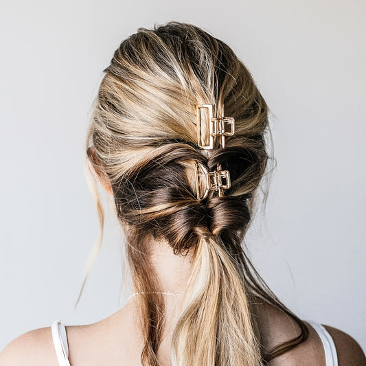 Metal Golden Women Hair Claw Vintage Hairpin Clip Hair Accessories