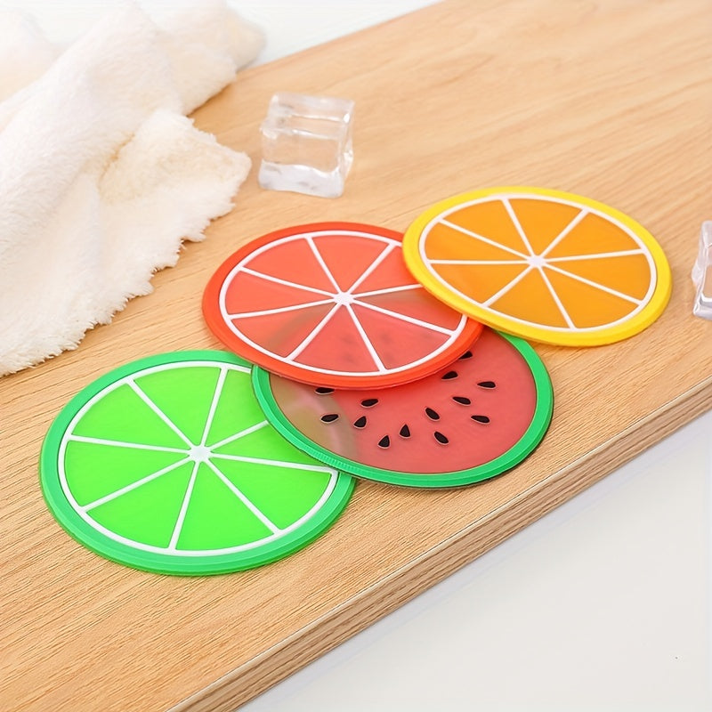 Fruit Shape Silicone Cup Coaster Insulation Pad
