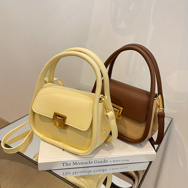 Square Satchel Bag All Match Crossbody Bag Women's Handbag For Work