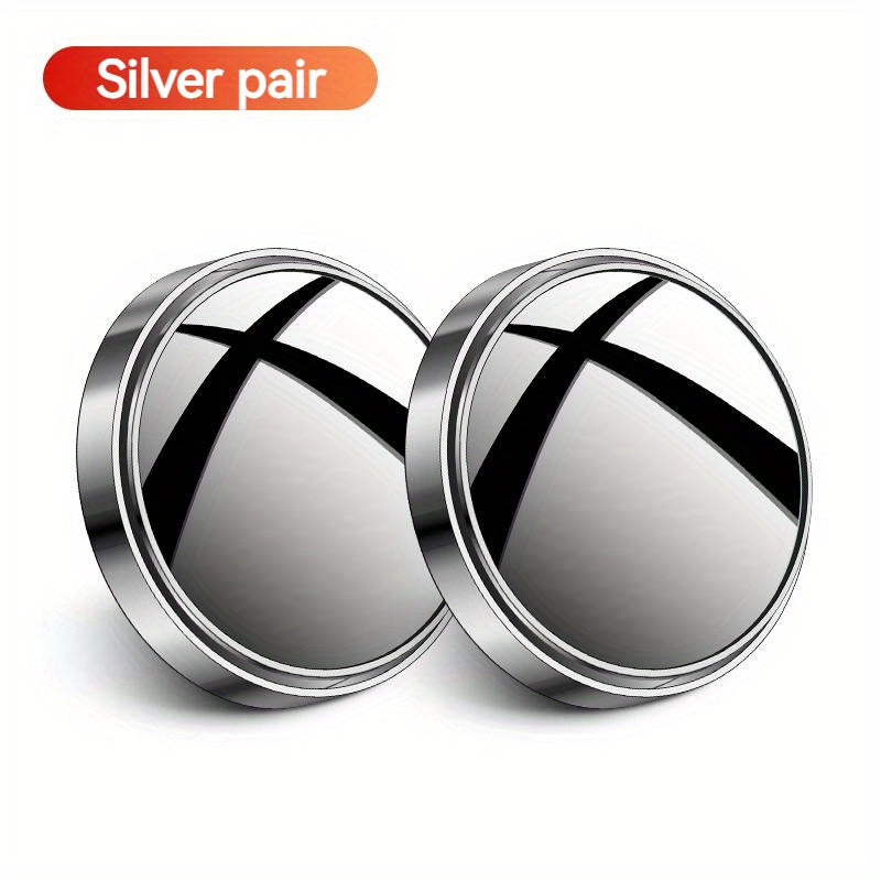 2pcs Car Rearview Mirror 360&deg; Adjustable Blind Spot Mirror
