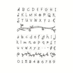 Stamp DIY Letter Silicone Clear Stamp For Card Making Decoration
