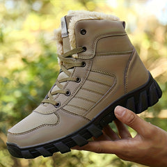 Thermal Snow Boots High Top Winter Keep Warm Flat Snow Shoes