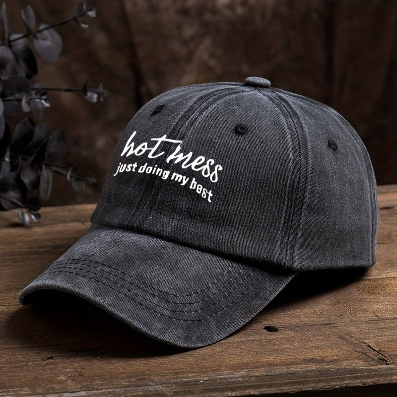 Vintage Washed Distressed Dad Hats Casual Sun Hats For Women Men