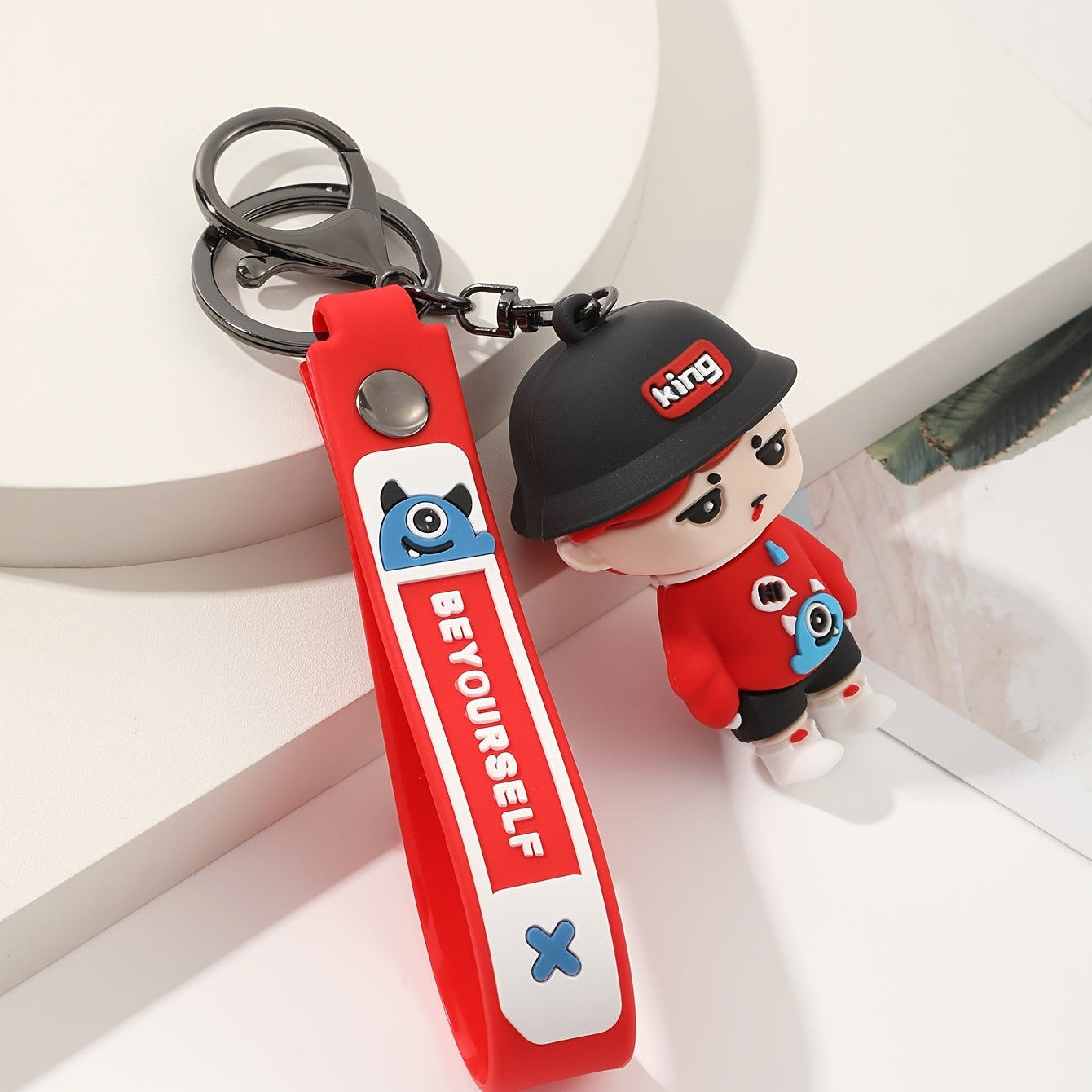 Men's Business Doll Keychain Pendant For Backpack