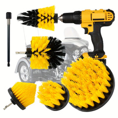 Drill Brush Attachment Set Power Scrubber Cleaning Kit Extend Long Attachment