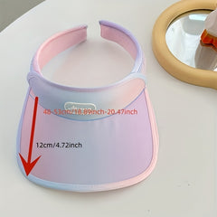 Sun Protection Cap Gradient Anti Ultraviolet Large Brim Hat