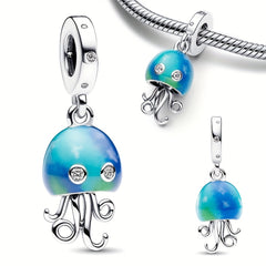 Summer Beach Ocean Pendant Marine Life Charm Bead Crab Shell