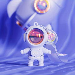 Astronaut Keychain Sunset Projector Light Keyring
