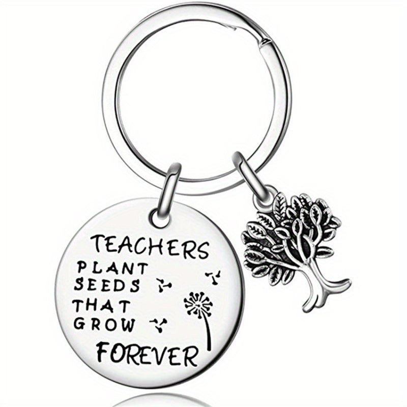 Stainless Steel Keyring Grateful Gift To Teachers