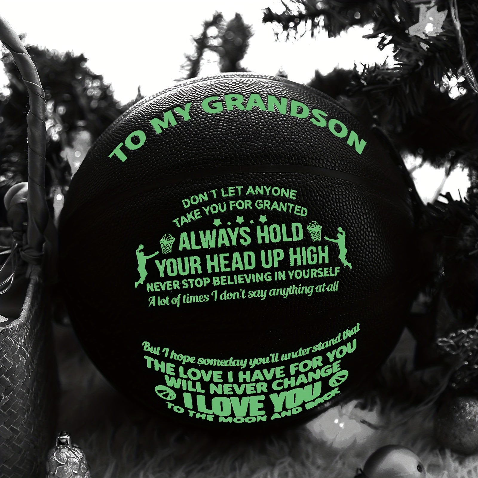 Luminous Basketball For Grandson Size 7