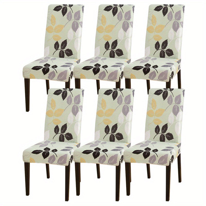 Printed Stretch Dining Chair Slipcover - Chair Protector for Living Room