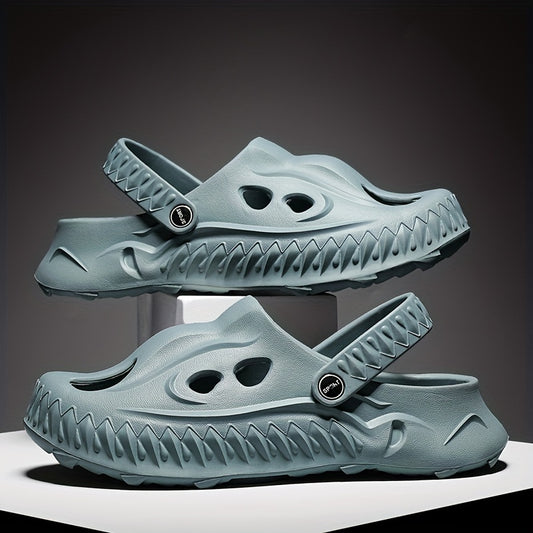 Men's Novel Build Clogs Slip-on Sandals Soft Sole Walking Shoes