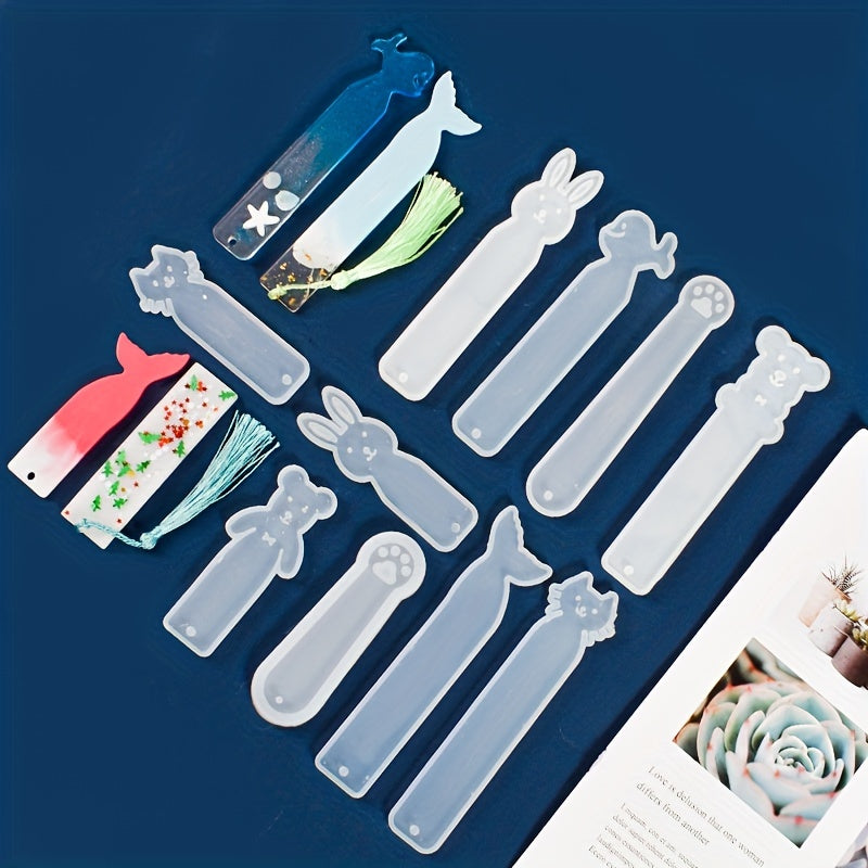 Animal Shape Bookmark Silicone Mold for DIY Epoxy Resin Molds