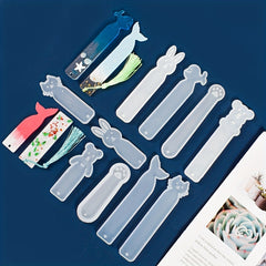 Animal Shape Bookmark Silicone Mold for DIY Epoxy Resin Molds
