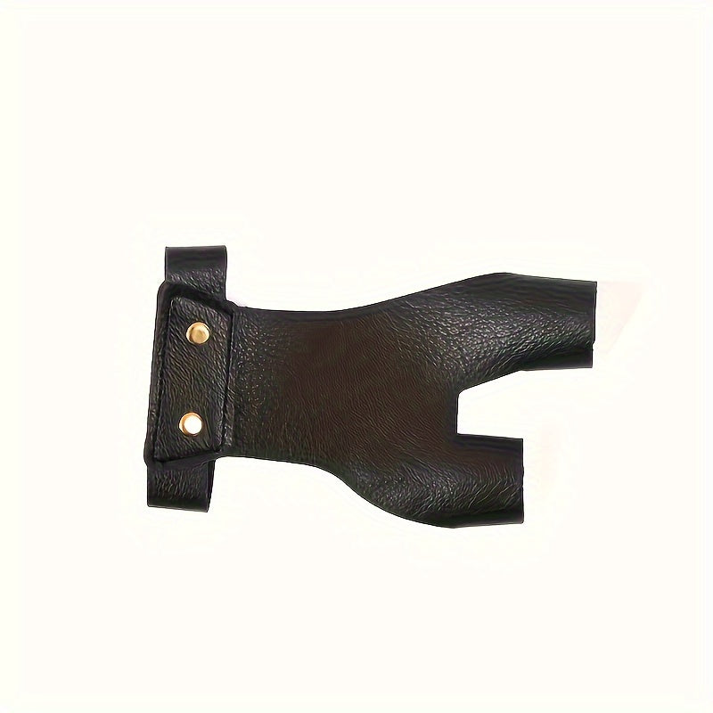 1pc PU Leather Archery Finger Protector Safe Recurve Bow And Arrow