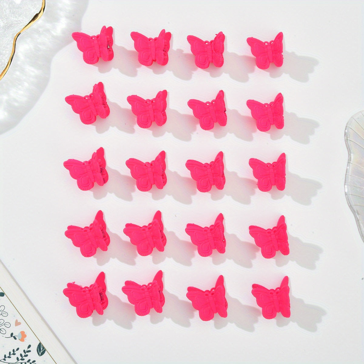 20pcs Butterfly Mini Hair Claw Hair Clip Hair Accessories For Women Girls