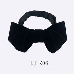 Bow Tie Dress Bow Knot Polyester Silk Yarn Wrinkle Resistant Fabric