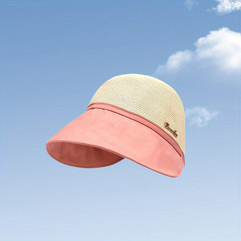 Casual Ponytail Visor Sun Hat UV Protection