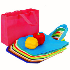 12 Non Woven Tote Bags Reusable Gift Bags With Handles Bulk Gift Bags