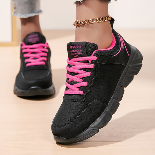 Casual Road Running Shoes Women's Front Tie Lightweight Hiking Shoes